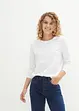 Maglia a maniche lunghe Essential con scollo rotondo, priva di cuciture, bonprix PREMIUM