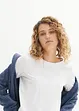 Maglia a maniche lunghe Essential con scollo rotondo, priva di cuciture, bonprix PREMIUM