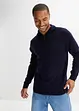 Maglione in lana Premium con Good Cashmere Standard® e colletto con zip, bonprix