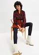 Camicetta di chiffon con dettagli smock, bonprix