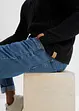 Maglione in filato grosso con zip e lavorazione a trecce, bonprix