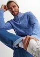 Maglione con collo e cerniera in cotone, bpc bonprix collection