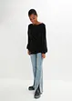 Maglione lungo in ciniglia, bonprix