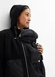 Cappotto prémaman con inserto babywearing in materiale misto, bonprix