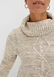 Maglione poncho lungo a maniche lunghe, bonprix