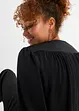 Blusa in satin con effetto a portafoglio, bonprix