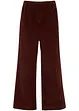 Pantaloni larghi in velluto a coste elasticizzato, vita alta, bonprix