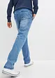 Jeans termici con elastico in vita regular fit, straight, bonprix