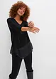 Maglia a maniche lunghe in materiale misto, BODYFLIRT