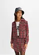 Giacca corta in tweed, RAINBOW