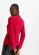 Maglia a maniche lunghe in velluto semitrasparente, RAINBOW