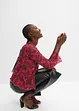 Blusa in rete con volant, RAINBOW