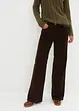 Pantaloni termici larghi in velluto, bpc bonprix collection