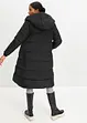 Giubbotto imbottito oversize con cappuccio, in poliestere riciclato, bonprix