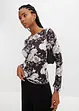 Maglia a maniche lunghe con cut-out, RAINBOW