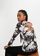 Maglia a maniche lunghe con cut-out, RAINBOW