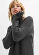 Abito in maglia con fondo asimmetrico, bonprix