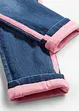 Jeans termici con fodera di jersey, vita media, bonprix