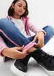 Jeans termici con fodera di jersey, vita media, bonprix