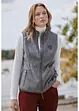 Gilet in pile con dettagli a contrasto, bonprix