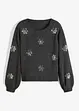 Maglione con paillettes, bonprix