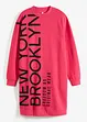 Abito oversize in morbida felpa di misto cotone, bonprix
