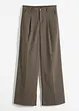 Pantaloni con pinces a quadri e catenina staccabile, bonprix