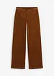 Pantaloni di velluto a coste in cotone biologico elasticizzato, bonprix