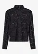 Maglia aderente in pizzo a maniche lunghe, bonprix