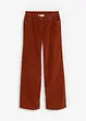 Pantaloni termici larghi in velluto, bpc bonprix collection