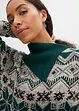 Maglione a collo alto con spacco, bpc bonprix collection