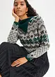 Maglione a collo alto con spacco, bpc bonprix collection