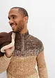 Maglione con colletto e zip, John Baner JEANSWEAR