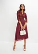 Abito di chiffon con pizzo, bonprix