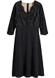 Abito di chiffon con pizzo, bonprix
