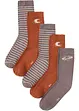 Calzini (pacco da 5 paia) con filato glitterato e cotone biologico, bpc bonprix collection
