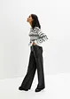 Pantaloni larghi in similpelle, RAINBOW
