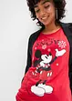 Maglia con stampa Mickey Mouse e maniche a 3/4, Disney