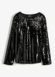 Blusa in paillettes, bonprix