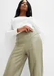 Pantaloni in similpelle con gambe larghe, RAINBOW