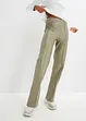 Pantaloni in similpelle con gambe larghe, RAINBOW