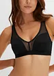 Bralette in materiale riciclato con mesh, bpc bonprix collection