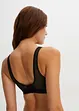Bralette in materiale riciclato con mesh, bpc bonprix collection