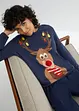 Maglione natalizio con renna, bonprix