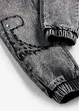 Jeans termici con elastico in vita e motivo con dinosauri, regular fit, bonprix