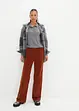 Pantaloni termici larghi in velluto, bpc bonprix collection