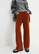 Pantaloni termici larghi in velluto, bpc bonprix collection