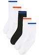 Calzini da tennis (pacco da 5 paia) con cotone biologico, bpc bonprix collection