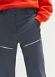 Pantaloni in softshell elasticizzati con dettagli riflettenti, idrorepellenti, bpc bonprix collection