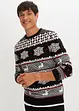 Maglione norvegese con materiale sostenibile, bonprix